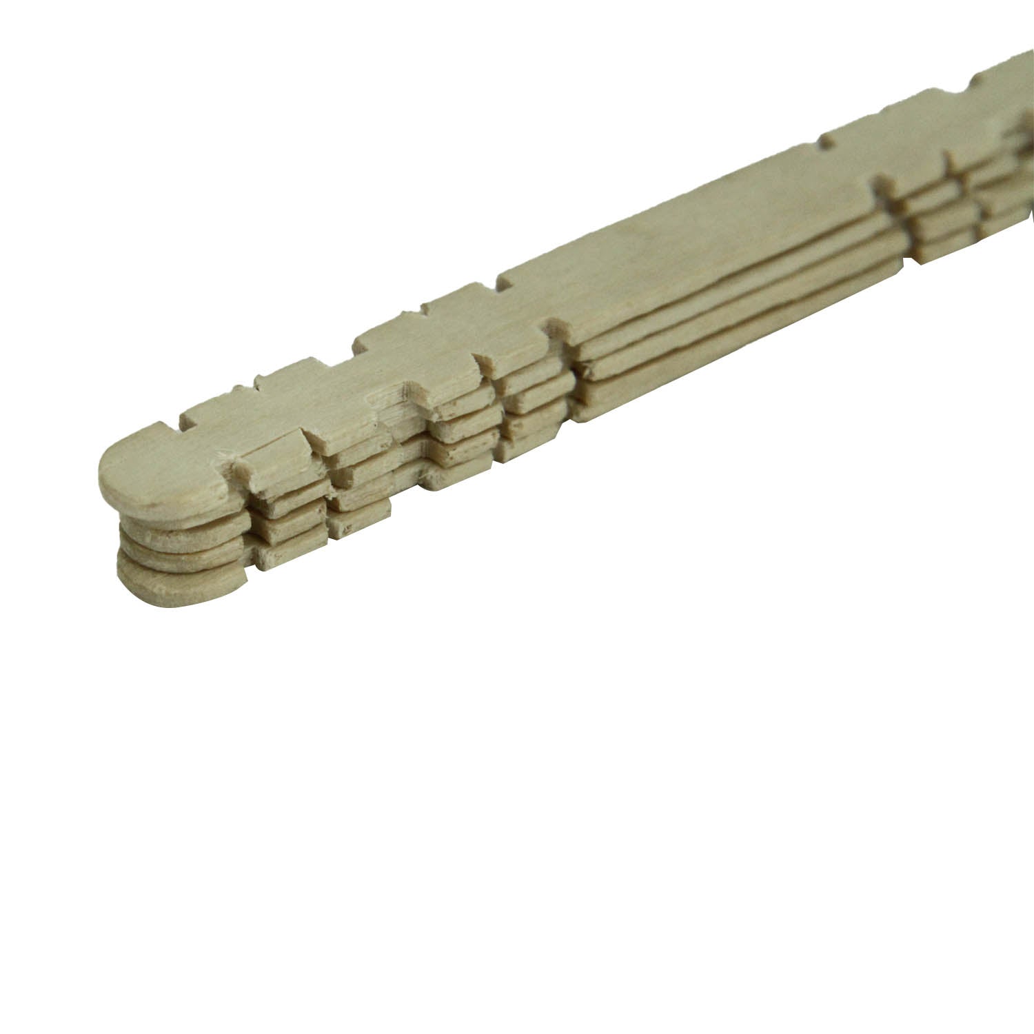 Slotted Wooden Ice Cream Sticks 4 Inch (Pack of 50 Pieces) Cream White For Crafts Projects Decoration [jefs-gnrlcrftsupp-00053-m3]