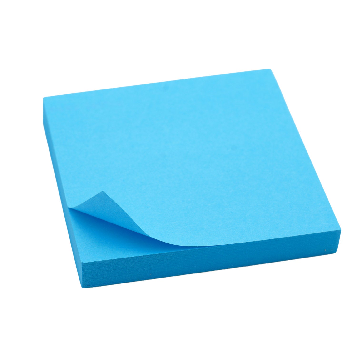 Plain Sticky Notes 3x3 Inch Assorted Color Gift Label Paper Tag Stickers (Pack of 1 Piece, 100 Sheets Per Piece) [jefs-offcstnry-00013-m8]