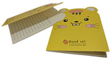 Kids Small Notebooks Notepads Memopads [20 sheets] 13cm Cartoon Teddy Bear Cat Assorted Shape & Colors (Sold as 1 piece) [jefs-offcstnry-00024-m1]