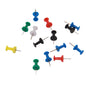 Plastic Map Notice Board Desk Push Pins Screw (25 Pcs, 10 Grams) 2 CM [jefs-offcstnry-00042-m1]