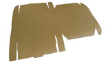 Corrugated Packing Folding Multipurpose Box (Pack of 5 Pieces) Brown Square 10x10x2.5 Inch For Packaging & Shipping Jewellery Crafts [jefs-pack-boxnsupp-00003-m6]