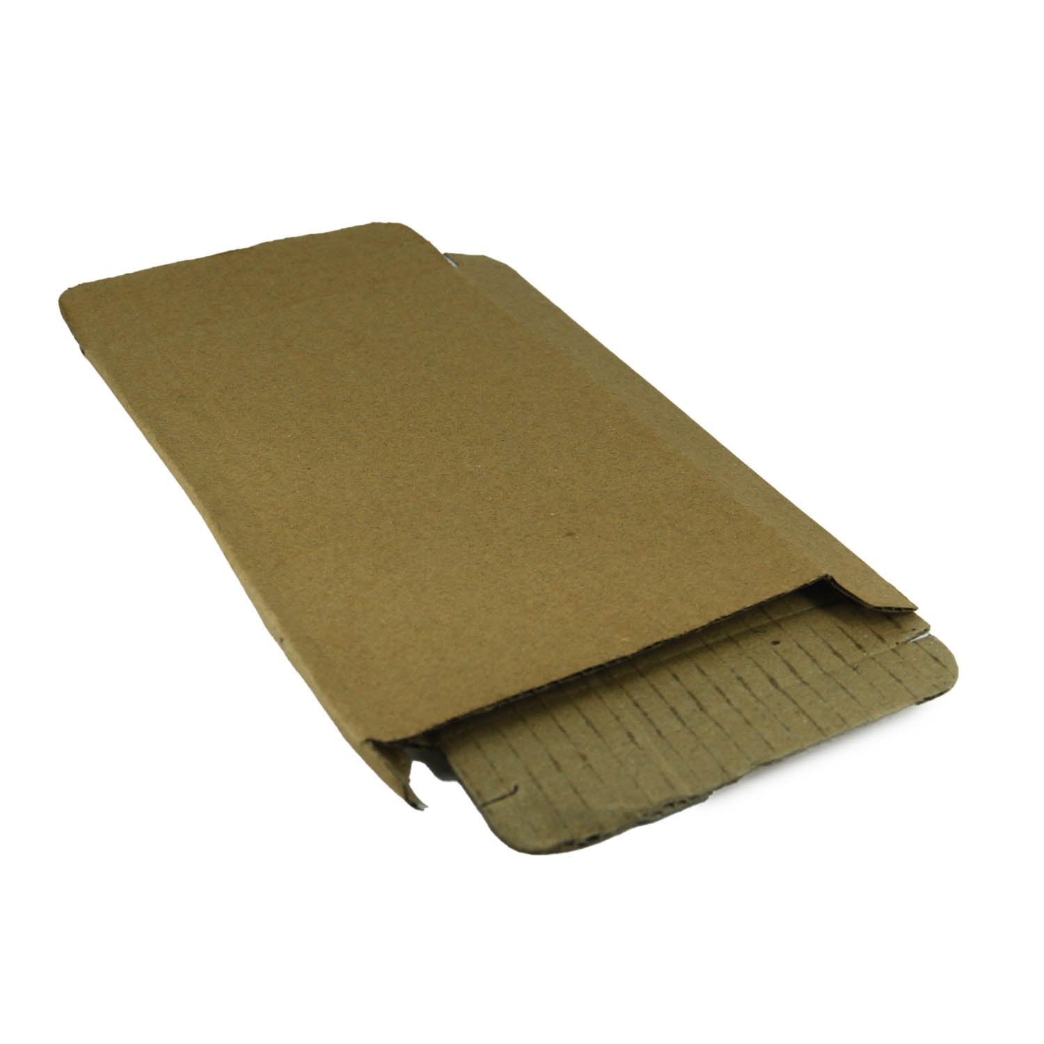 Small Corrugated Packing Tuck In Multipurpose Box (Pack of 10 Pieces) Brown Rectangle 4.25x0.8x7 Inch  [jefs-pack-boxnsupp-00003-m19]