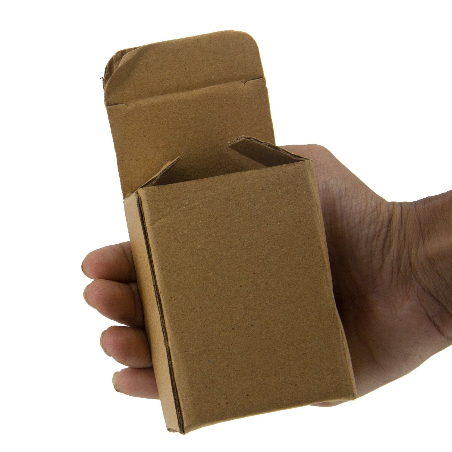 Small Corrugated Packing Tuck In Multipurpose Box (Pack of 10 Pieces) Brown Rectangle 3.5x1.5x2.5 Inch  [jefs-pack-boxnsupp-00003-m17]