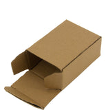 Small Corrugated Packing Tuck In Multipurpose Box (Pack of 10 Pieces) Brown Rectangle 3.5x1.5x2.5 Inch  [jefs-pack-boxnsupp-00003-m17]