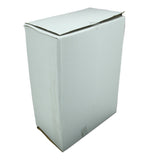 Corrugated Durable Packing Overlap Slot Multipurpose Box (Pack of 5 Pieces) White Rectangle 10x6x14 Inch For Packaging & Shipping [jefs-pack-boxnsupp-00003-m26]