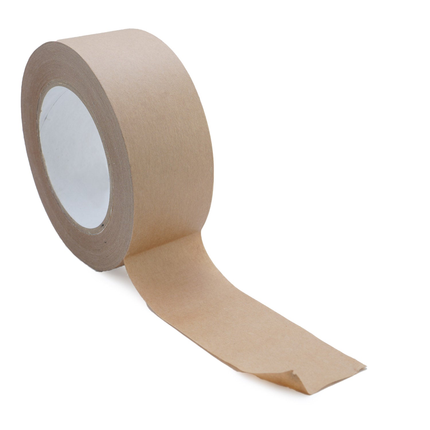 Eco Friendly Kraft Paper Self Adhesive Packing Tapes (1 Roll, 2 Inch, 50 Meters) High Strength 120+ Micron Adhesion Using Vegetable Waste [jefs-pack-boxnsupp-00005-m5]