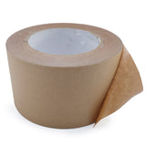 Eco Friendly Kraft Paper Self Adhesive Packing Tapes (48 Rolls, 3 Inch, 50 Meters) High Strength 120+ Micron Adhesion Using Vegetable Waste [bulk-jefs-pack-boxnsupp-00005-m6]