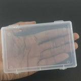 Plastic Box (12 Pieces) 11.75x7.5x2.2 CM Rectangle For Multipurpose Packing & Storage Transparent Color [jefs-pack-boxnsupp-00006-m11]