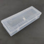 Plastic Box (1 Piece) 19x7x3.75 CM Rectangle For Multipurpose Packing & Storage Transparent Color [jefs-pack-boxnsupp-00006-m17]