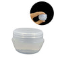Thick Plastic Box (12 Pieces) 4.7x4x3.2 CM Capacity 25 ML Round For Packing Cream Gel Liquids Storage Transparent Color [jefs-pack-boxnsupp-00006-m26]