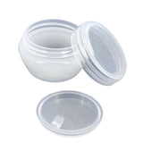 Thick Plastic Box (12 Pieces) 4.7x4x3.2 CM Capacity 25 ML Round For Packing Cream Gel Liquids Storage Transparent Color [jefs-pack-boxnsupp-00006-m26]