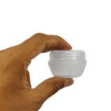 Thick Plastic Box (12 Pieces) 4.7x4x3.2 CM Capacity 25 ML Round For Packing Cream Gel Liquids Storage Transparent Color [jefs-pack-boxnsupp-00006-m26]