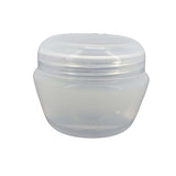 Thick Plastic Box (12 Pieces) 5x4.5x4 CM Capacity 30 ML Round For Packing Cream Gel Liquids Storage Transparent Color [jefs-pack-boxnsupp-00006-m27]