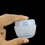 Thick Plastic Box (12 Pieces) 5.5x5x4.5 CM Capacity 50 ML Round For Packing Cream Gel Liquids Storage Transparent Color [jefs-pack-boxnsupp-00006-m28]