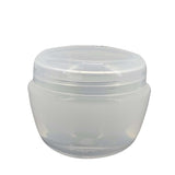 Thick Plastic Box (12 Pieces) 5.5x5x4.5 CM Capacity 50 ML Round For Packing Cream Gel Liquids Storage Transparent Color [jefs-pack-boxnsupp-00006-m28]