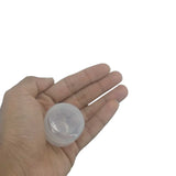 Plastic Box (12 Pieces) 3.5x2.6 CM Round For Multipurpose Packing & Storage Transparent Color [jefs-pack-boxnsupp-00006-m2]