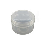 Plastic Box (12 Pieces) 3.5x2.6 CM Round For Multipurpose Packing & Storage Transparent Color [jefs-pack-boxnsupp-00006-m2]