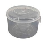 Plastic Box (12 Pieces) 8.3x5.75 CM Round For Multipurpose Packing & Storage Transparent Color [jefs-pack-boxnsupp-00006-m6]