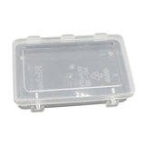Plastic Box (12 Pieces) 7.2x4.5x1.7 CM Rectangle For Multipurpose Packing & Storage Transparent Color [jefs-pack-boxnsupp-00006-m9]