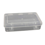 Plastic Box (12 Pieces) 7.2x4.5x1.7 CM Rectangle For Multipurpose Packing & Storage Transparent Color [jefs-pack-boxnsupp-00006-m9]