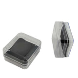 Plastic Earring Stud Box 5x4.2x2.4 CM (12 Pieces) Transparent Color Rectangle [jefs-pack-boxnsupp-00074-m6]