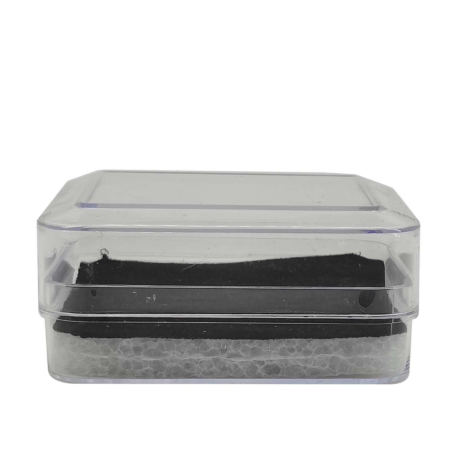 Plastic Earring Stud Box 5x4.2x2.4 CM (12 Pieces) Transparent Color Rectangle [jefs-pack-boxnsupp-00074-m6]