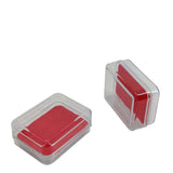 Plastic Earring Stud Box 4.5x3.2x1.8 CM (12 Pieces) Transparent Color Rectangle [jefs-pack-boxnsupp-00074-m7]