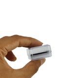 Plastic Earring Stud Box 4.5x3.2x1.8 CM (12 Pieces) Transparent Color Rectangle [jefs-pack-boxnsupp-00074-m8]