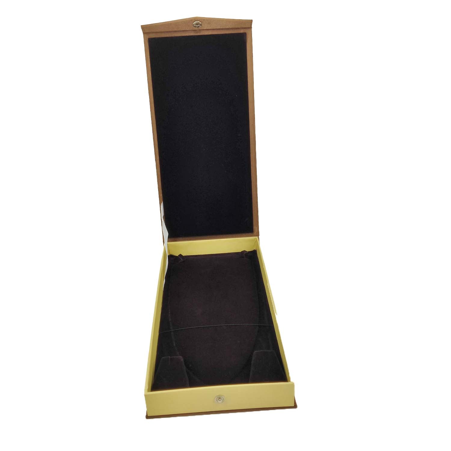 Rigid Cardboard Jewellery Set Box 30x15x3 CM (1 Piece, Random Assorted Color) Rectangle For Necklace Chain Earring [jefs-pack-boxnsupp-00075-m10]