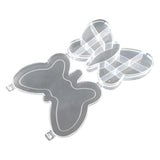 Plastic Gift Box 13 Partitions 18x14x2.5xcm Butterfly Transparent Color (Sold as 1 piece) [jefs-pack-boxnsupp-00128-m1]