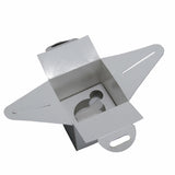 Cup Cakes Muffins Packing See Thru Paper Box (Pack Of 5 Pieces) For/With 1 Insert Partitions, Box Size 9x9x9 CM (3.5x3.5x3.5 Inch) White [jefs-pack-boxnsupp-00142-m1]