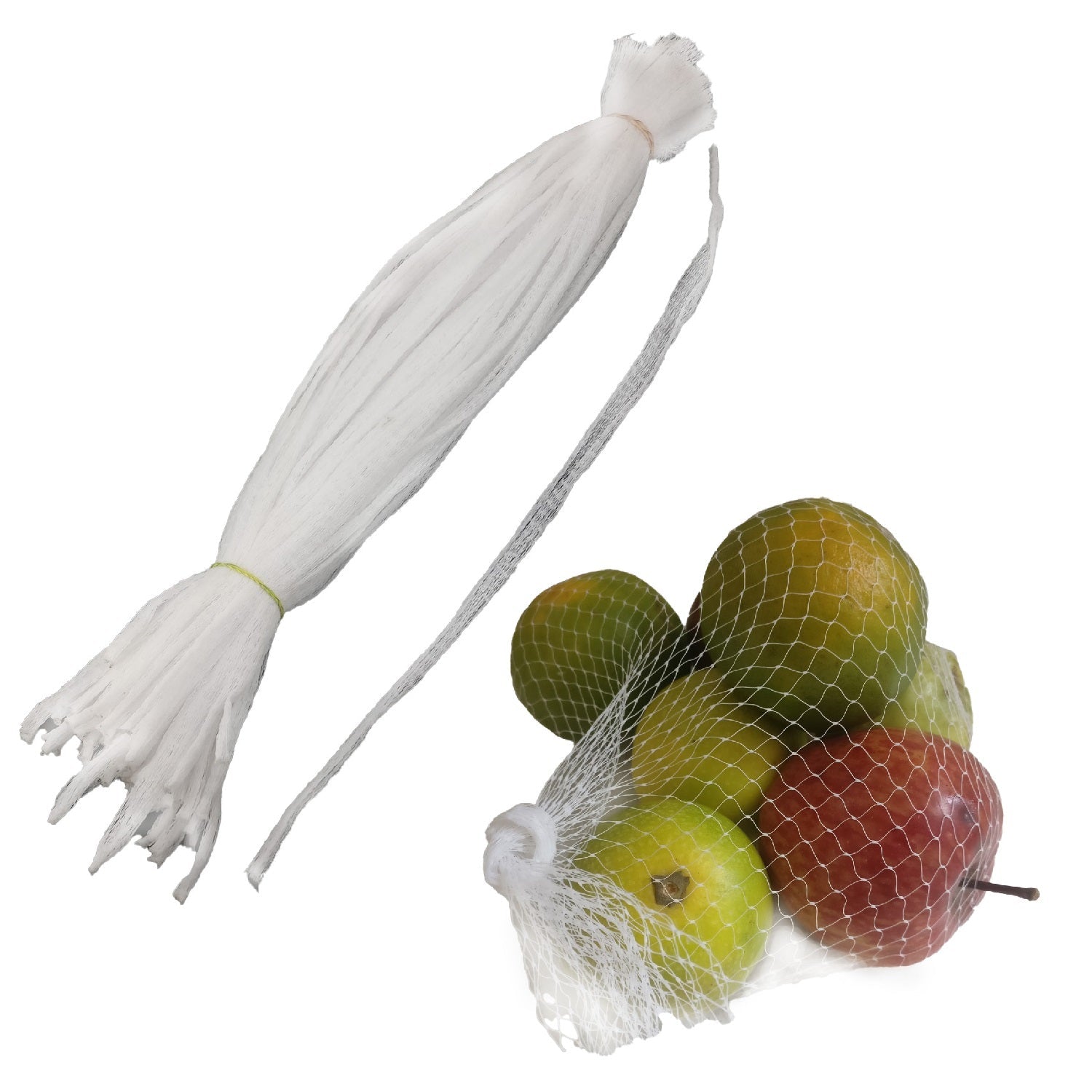 Packing Net Poly Mesh Pouches For Fruits Vegetables Multipurpose [jefs-pack-boxnsupp-00143]