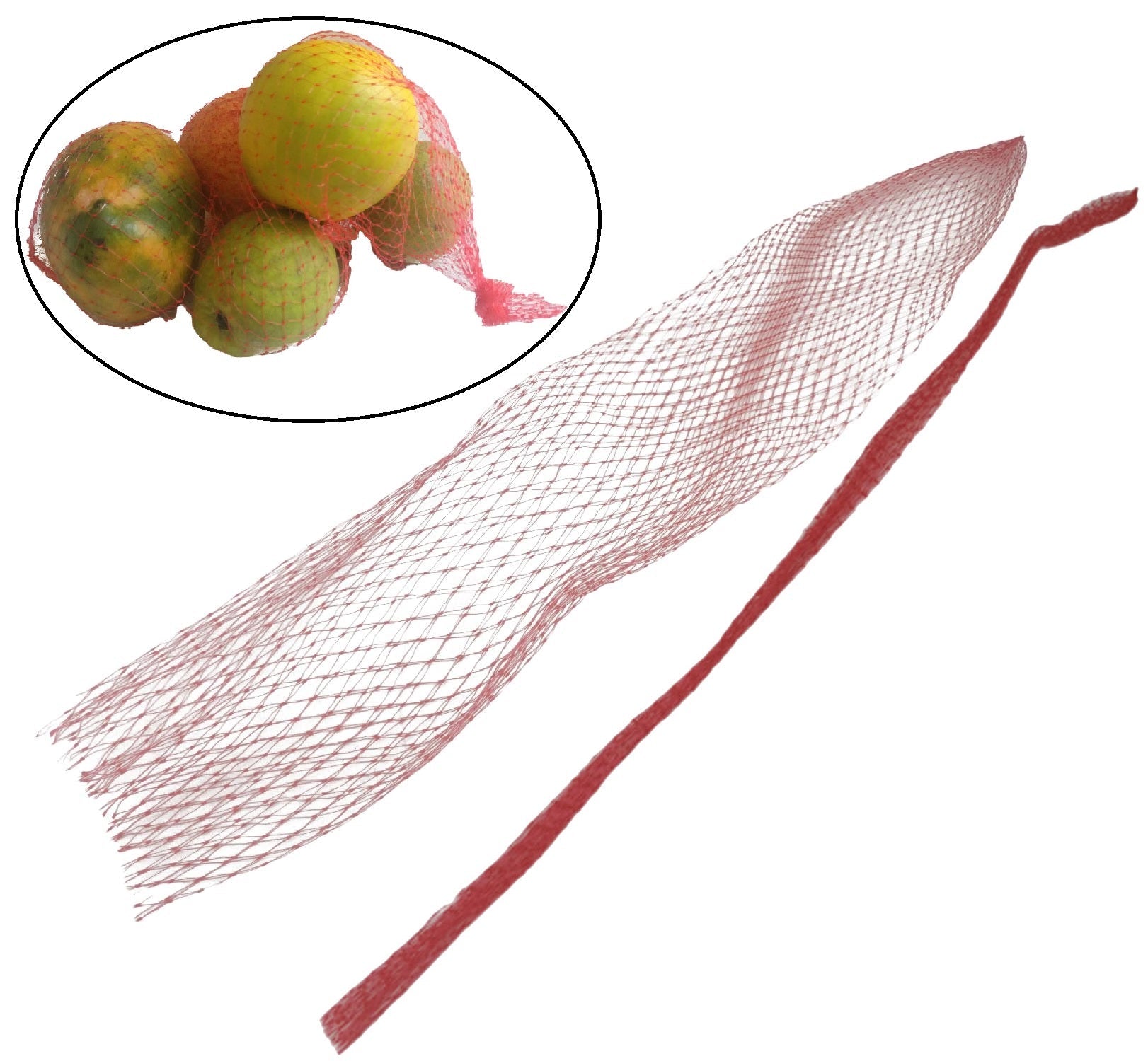Packing Net Poly Mesh Pouches For Fruits Vegetables Multipurpose [jefs-pack-boxnsupp-00143]