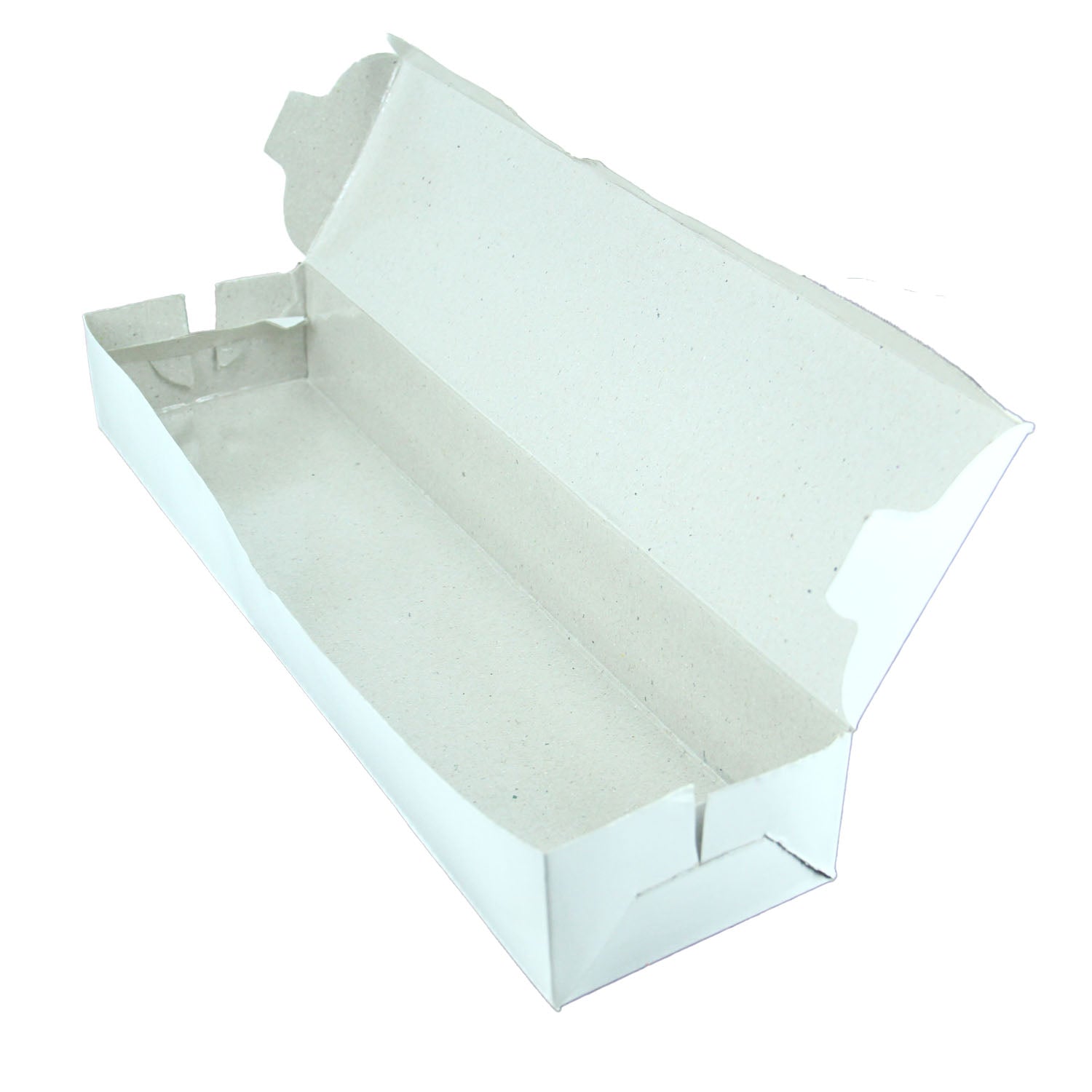 Dosa Packing Paper Box (Pack of 100) 11x3x1.5 Inch White [bulk-jefs-pack-boxnsupp-00145-m4]