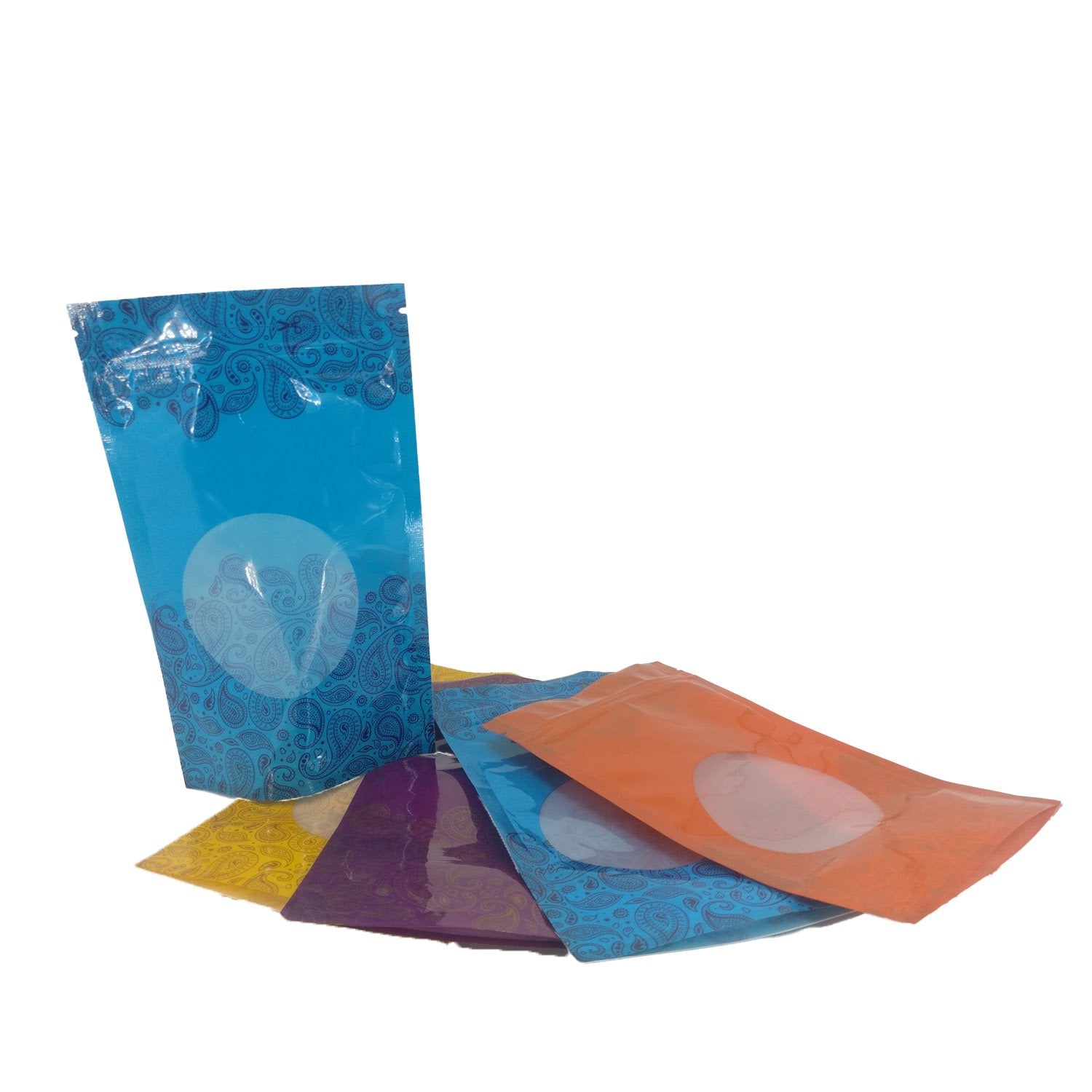 Poly Designer Storage Standup Pouches With Seethru Window For Display Gifts Packing Nuts Chocolates Powder Sweets Multipurpose [jefs-pack-boxnsupp-00147]