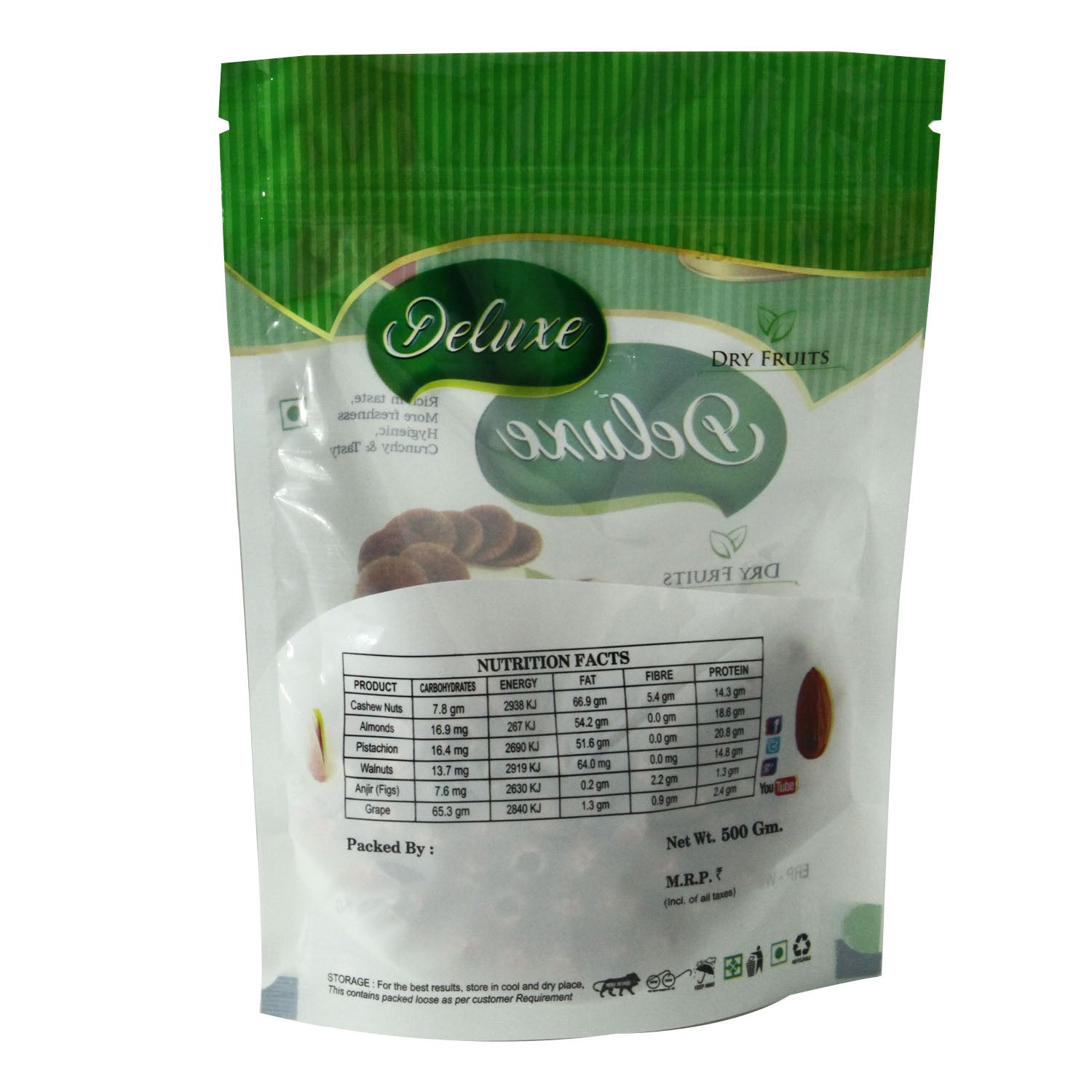 Nuts Dry Fruits Packing Plastic Pouches Packaging Covers [jefs-pack-boxnsupp-00150]