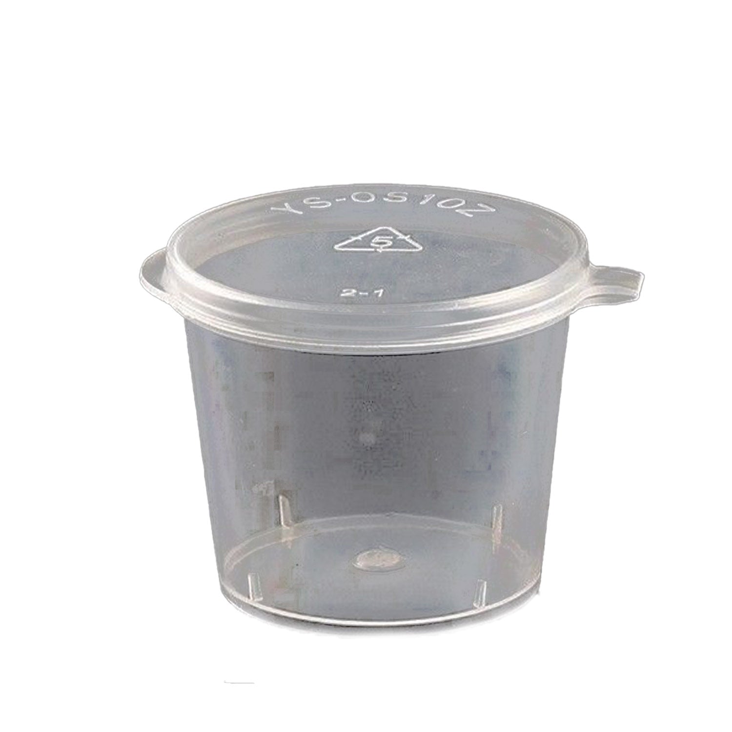 Small Polypropylene Plastic Containers (Pack of 10, Capacity 25 ML) 3.8x3 CM (1.5x1.2 Inch) Leak Proof With Lid For Ketchup Sauce Jam Cream Sampling [jefs-pack-boxnsupp-00153-m1]