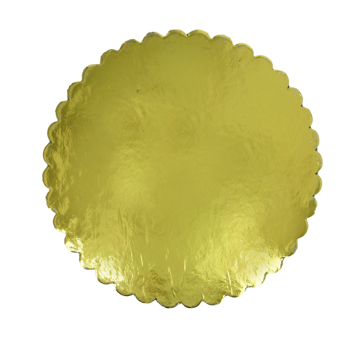 Cake Board Stand Bases (5 Pieces) For 0.5 KG Cakes Round Flower 7 Inch Gold [jefs-pack-boxnsupp-00157-m14]