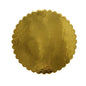 Cake Board Stand Bases (5 Pieces) For 1 KG Cakes Round Flower 8 Inch Gold [jefs-pack-boxnsupp-00157-m17]