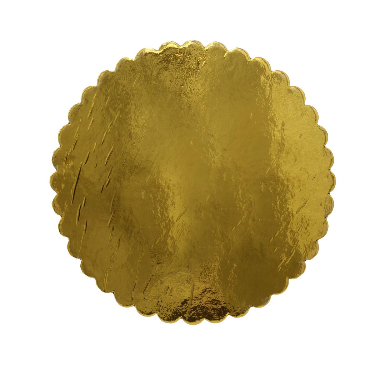 Cake Board Stand Bases (5 Pieces) For 1 KG Cakes Round Flower 8 Inch Gold [jefs-pack-boxnsupp-00157-m17]