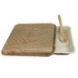 Areca Leaf Boxes With Lid & Wooden Spork Disposable Eco Friendly Paakku Mattai Container For Food Packing [jefs-pack-boxnsupp-00170]