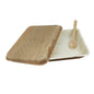 Areca Leaf Boxes With Lid & Wooden Spork Disposable Eco Friendly Paakku Mattai Container For Food Packing [jefs-pack-boxnsupp-00170]