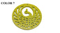 Wooden Jewellery Making Pendants 50mm Peacock [Color 7 - Yellow] (Pack Of 4 Pieces) (#Ot115)