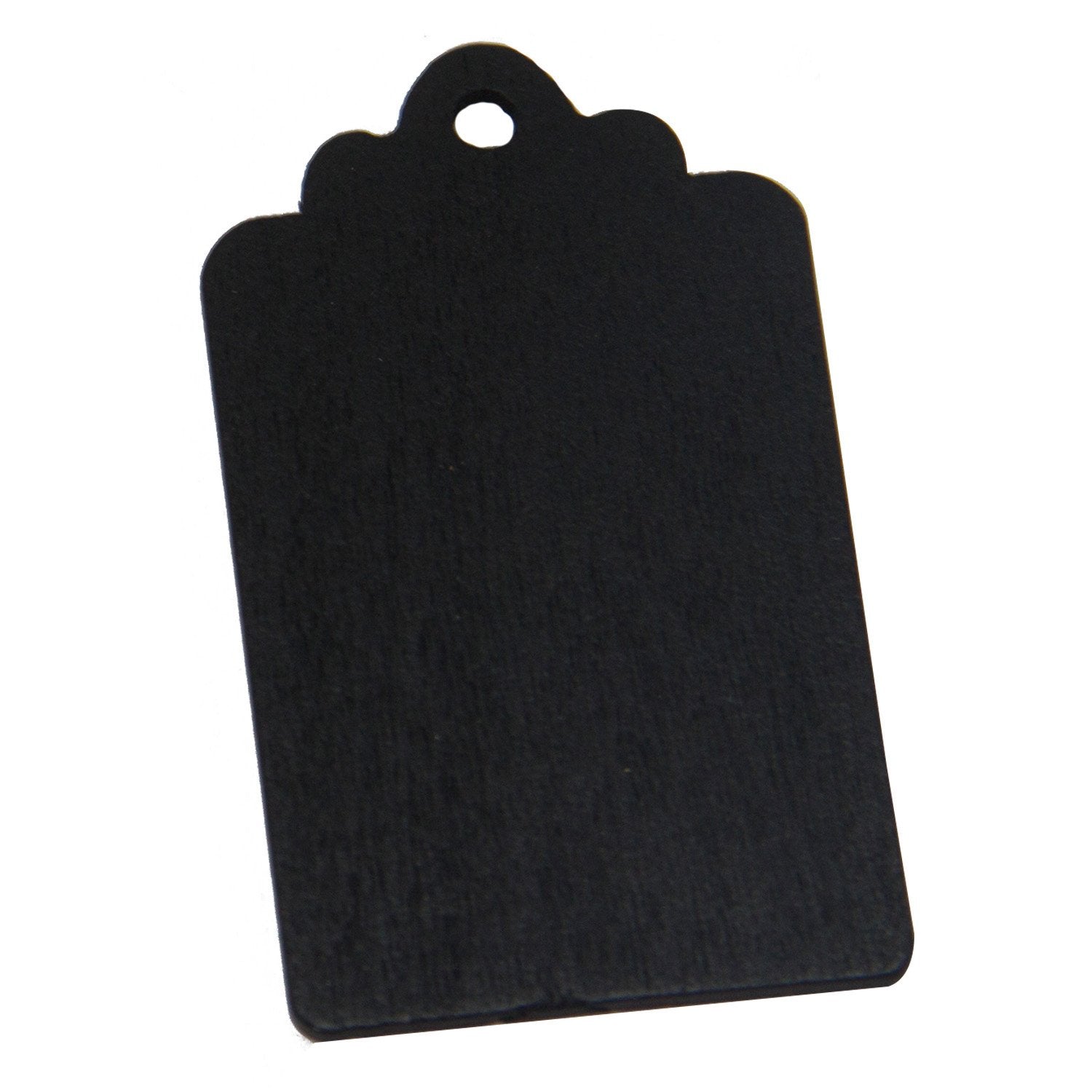 Large Wooden Craft Jewellery Making Pendants Flat Base 68x39x2xmm Rectangle Black (Pack of 4 pieces) [jefs-pndt-gnrl-00114-m11]
