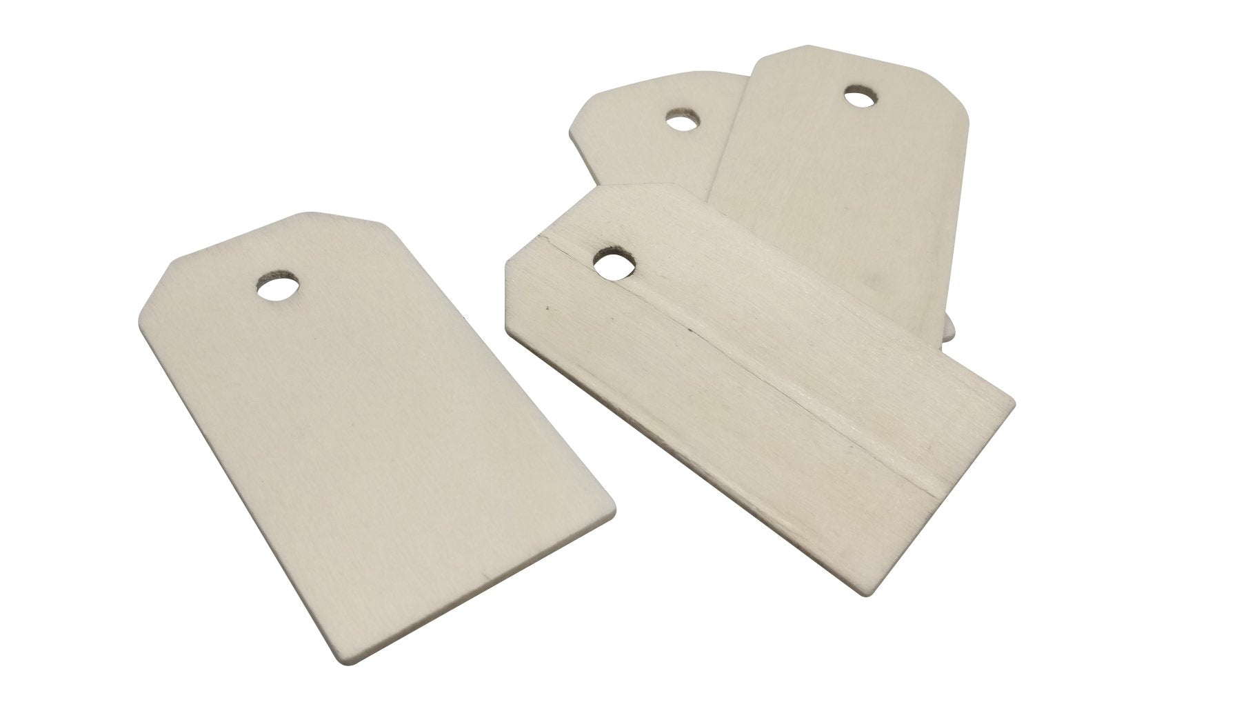 Wooden Jewellery Making Pendants Flat Base 56x31x2xmm Rectangle Wood Color (Pack of 4 pieces) [jefs-pndt-gnrl-00114-m2]