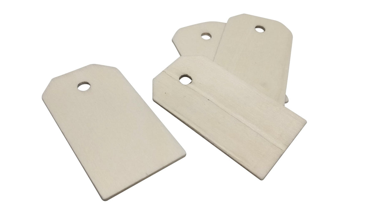 Wooden Jewellery Making Pendants Flat Base 56x31x2xmm Rectangle Wood Color (Pack of 4 pieces) [jefs-pndt-gnrl-00114-m2]