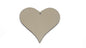 Large Wooden Jewellery Making Pendants Craft Scrapbooking Painting Flat Base 60x60x2xmm Heart Wood Color (Pack of 4 pieces) [jefs-pndt-gnrl-00114-m9]