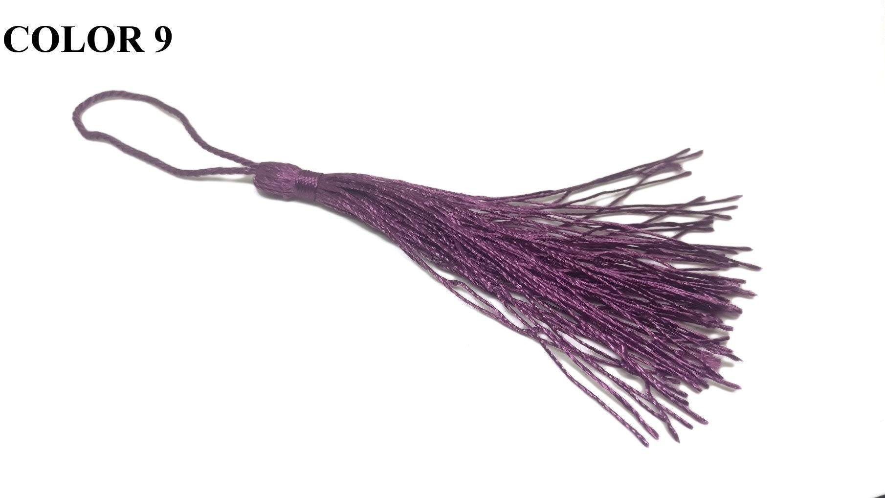 Polyester Tassels For Jewellery Pendants Ornamental Trimmings Garments Crafts and Decoration 8cm [jefs-pndt-gnrl-00119]