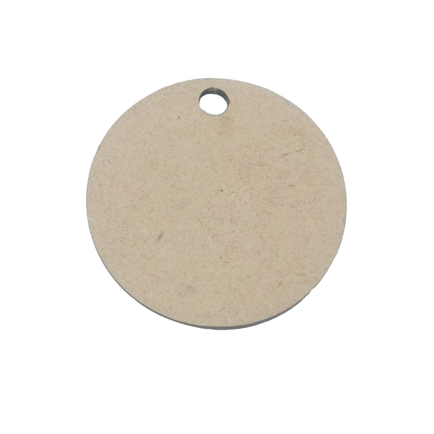 MDF Pendant Bases (4 Pieces) Round 34x2 MM For DIY Jewellery Making Painting Crafts Decoration [jefs-pndt-gnrl-00127-m1]