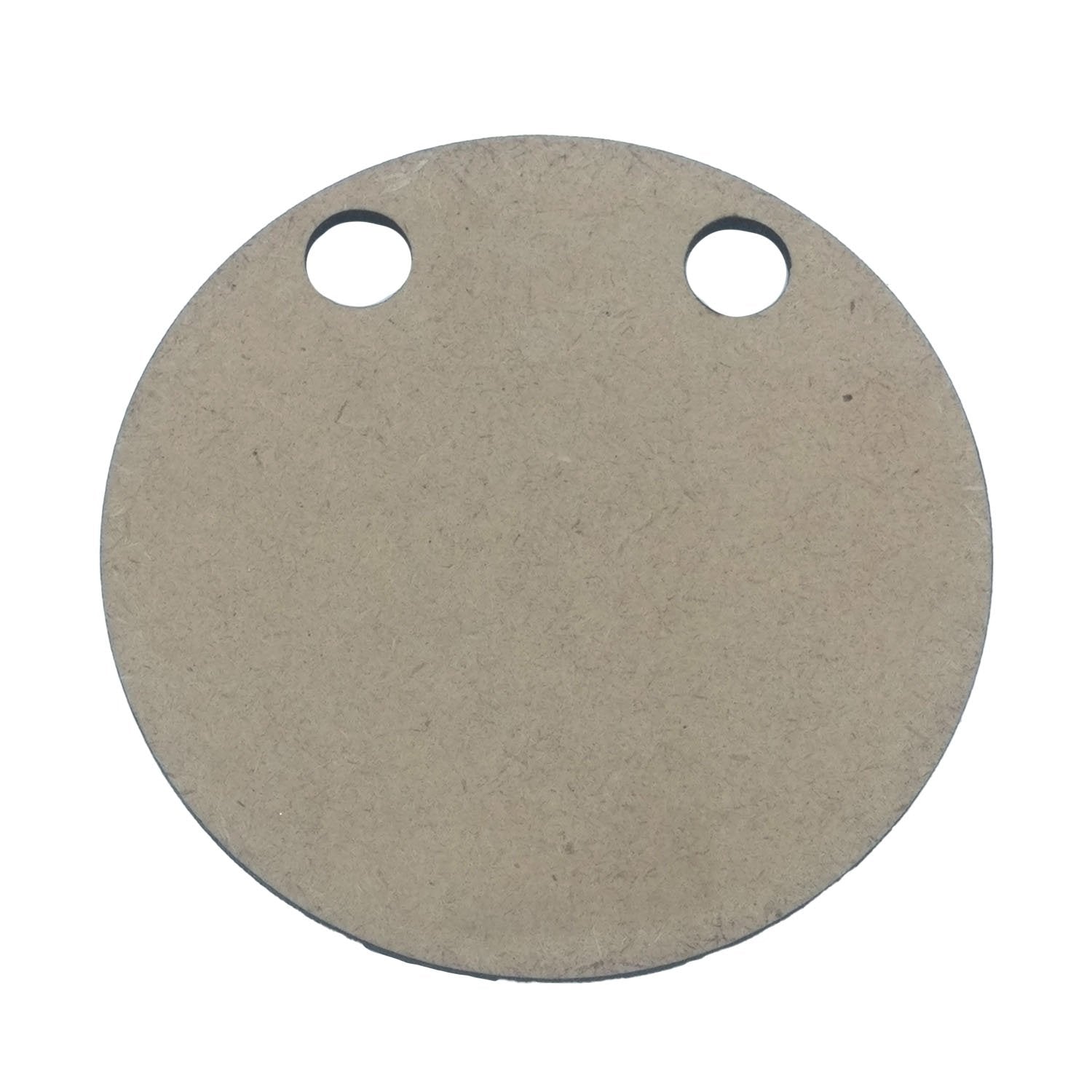 MDF Pendant Bases (2 Pieces) Round 63x2 MM For DIY Jewellery Making Painting Crafts Decoration [jefs-pndt-gnrl-00127-m10]
